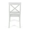 thumbnail image 3 of Noble House Roseann Acacia Wood Dining Chairs, Set of 2, White, 3 of 12