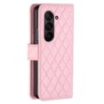 thumbnail image 3 of K-Lion for Samsung Galaxy Z Fold 5 5G 2023 Wallet Case, Premium Luxury Elegant Argyle Pattern Leather Flip Case Card Holder Slots Phone Cover for Women Girls for Samsung Z Fold 5,Pink, 3 of 7