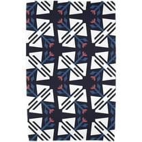 Simply Daisy 30" x 60" Jodhpur Ditsy Geometric Print Beach Towel