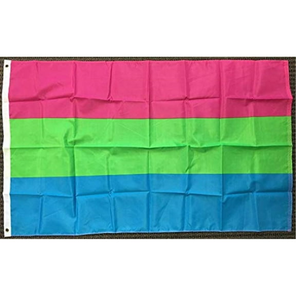 3x5 Polysexual Human Rights Polyester Flag LGBT Pride Outdoor Banner Pennant New