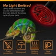 thumbnail image 4 of Simple Deluxe 150W 1-Pack Ceramic Heat Emitter, No Light Emitting Light Bulbs with Digital-Thermometer, Ceramic Heat Lamp for Reptiles, Snake, Lizard, Spider, 4 of 7