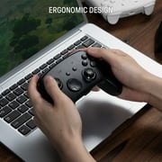 Funlab Video Game Pro Controller with Charging Dock Compatible with Switch/2/OLED, Steam Deck & PC, Black