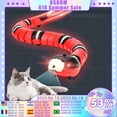 thumbnail image 2 of OSUDM-juguetes automáticos para gatos, serpiente de detección eléctrica con LED, juguetes interactivos inteligentes, carga USB, suministros de entrenamiento para mascotas, 2 of 4