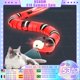thumbnail image 2 of OSUDM-juguetes automáticos para gatos, serpiente de detección eléctrica con LED, juguetes interactivos inteligentes, carga USB, suministros de entrenamiento para mascotas, 2 of 4
