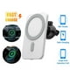 thumbnail image 3 of Montaje De Teléfono Soporte para teléfono celular magnético 15W Cargador de coche inalámbrico Puerto USB para iPhone 12/13/14, 3 of 8