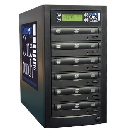 Kingdom One Touch 5 Copy DVD CD Duplicator with 320 GB Hard (Best Way To Copy A Hard Drive)