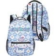 thumbnail image 2 of Cinnamoroll Cinna-moroll Backpack, 15.8 inch, Blue 3, Cartoon Anime Design, Daypack, High Capacity, Lightweight, Waterproof, Adjustable Straps, 2 of 5