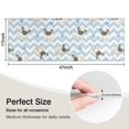 thumbnail image 5 of Pug and Footprints Kitchen Rug Mat,Kitchen Runner Rugs Non Skid Washable,Decorative Kitchen Floor Mats for Kitchen,Sink,Laundry,17"X47", 5 of 5
