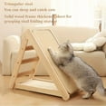 thumbnail image 3 of Chak’s Choice Solid wood cat scratch board and climbing frame - multi-layer hemp rope, dual-purpose nest, compact folding design suitable for indoor cats, 3 of 5