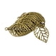 thumbnail image 2 of 20 Piezas de de Hojas Huecas, Lote Colgante de de Metal, Conector, Joyería, Artesanía de Bricolaje Soledad Leaf Charm Pendant, 2 of 6