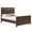 Walnut, variant on Carmel Bed - Queen Size - Antique Walnut Finish