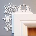 thumbnail image 2 of Adorno de metal para puerta de Navidad, adorno de letrero de esquina para marco de puerta superior 2024, adorno de puerta de Navidad para decoración del hogar, adorno de letrero de esquina para marco, 2 of 8