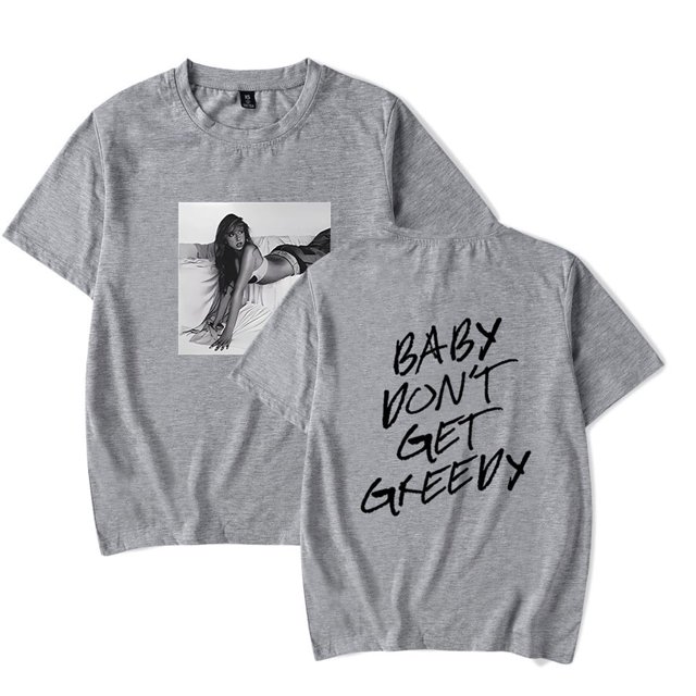 Tate Mcrae Baby don't Get Gourmand T-shirt Hommes Femmes Manches Courtes Mode Col Rond