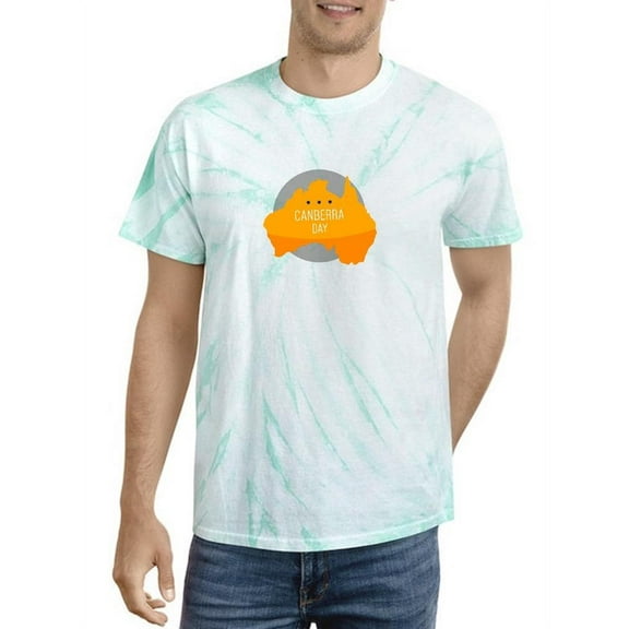 Canberra Day Minimalistic Tie Dye Cyclone Men -Image by Shutterstock, Male x-Large