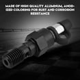 thumbnail image 3 of Motorcycle Brake Bleed Screw Nipple, Universal Aluminum Caliper Master Cylinder Bleeder Valve with Dust Cap and Washers Suitable for Front Rear Brake Lines, 3 of 7
