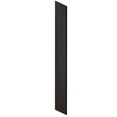 thumbnail image 1 of Salsbury 30034BLK Side Panel Open Access Designer Wood Locker - 18 Inches Deep - With Sloping Hood - Black, 1 of 1