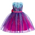 thumbnail image 2 of Girls Princess Tola Costume Dress Sleeveless Birthday Cosplay Outfit for 3-9T, 2 of 7