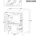 thumbnail image 7 of 24" Freestanding Bathroom Vanity with Sink | Pre-drilled for 8" Faucet, Ideal for Bathroom | Solid Rubber Wood and MDF with Painted Finish | Adjustable Shelf for Different-sized Items, 7 of 7