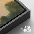thumbnail image 6 of Framed Canvas Print Vintage Sky Landscape Wall Art Antique Decorative for Living Room Bedroom - 24"x24" BLACK, 6 of 8