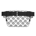 thumbnail image 3 of Kdxio Black Squirrel Crossbody Double Layer Waist Bag Belt Bag for Unisex Fanny Pack Fashion Waist Packs for Hiking Running Shopping Traveling, 3 of 9