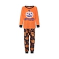 thumbnail image 1 of Argulvti Halloween Pajamas for Family Cute Pumpkin Pattern Long Sleeve Tops + Pants Set Fall Sleepwear, 1 of 7