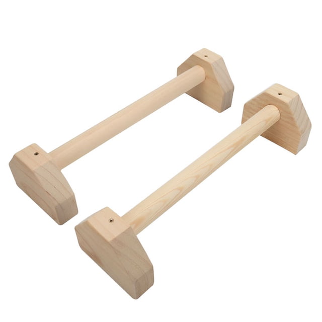 Raindrops 1Pair Wooden Horizontal Bar Push-Up Bracket for Effective Muscle Training