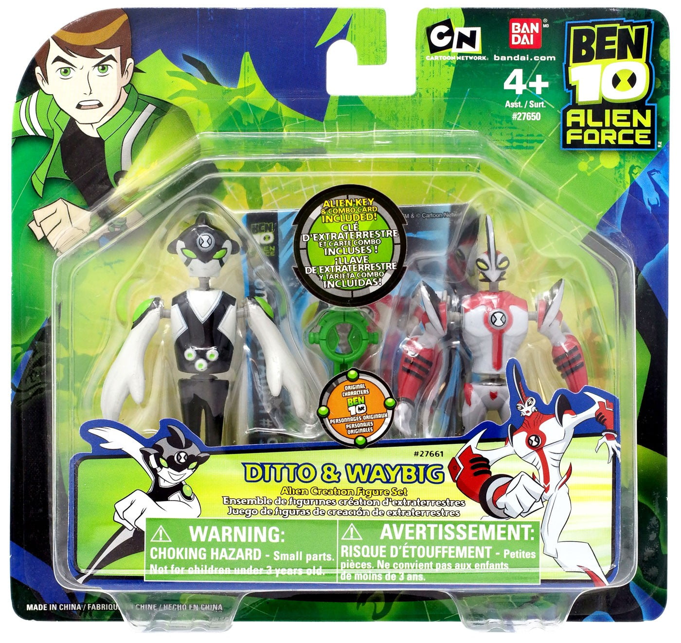 Ben Ten 10 Omniverse Alien Force Lot of Characters with Pod 2.5 Figures Bandai