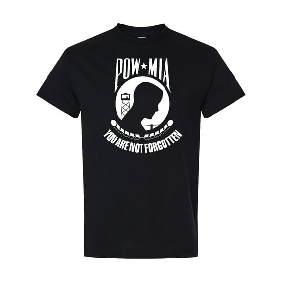 Inktastic Pow Mia White T-Shirt