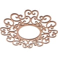 thumbnail image 2 of Ekena Millwork 20"OD x 7 5/8"ID x 1/4"T Reims Wood Fretwork Pierced Ceiling Medallion, Cherry, 2 of 3