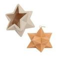 thumbnail image 3 of Molde de vela de estrella 3D reutilizable, fundición de resina, vela de Zulema Resina de molde de silicona, 3 of 8