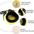 thumbnail image 3 of Pequeño Animal casa nido acogedor cálido felpa algodón dormir cama cueva accesorios para Lgel gato conejo jamón Feliz Sencillez, 3 of 5