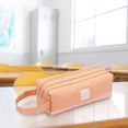thumbnail image 5 of Clearance! FNGZ Stationery Bag Pencil Pouch Bag Cosmetic Pouch Stationery Pencil Case Office Pouch Large Pencil Student Office Stationery Pink, 5 of 7