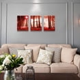 thumbnail image 5 of Wall Art For Living sun landscape of red woods Canvas Wall Decor for artwork Painting 12" x 16" 3 Pieces Canvas Prints For bedroom Decor Modern Salon kitchen office wall Painting Home decorations, 5 of 6
