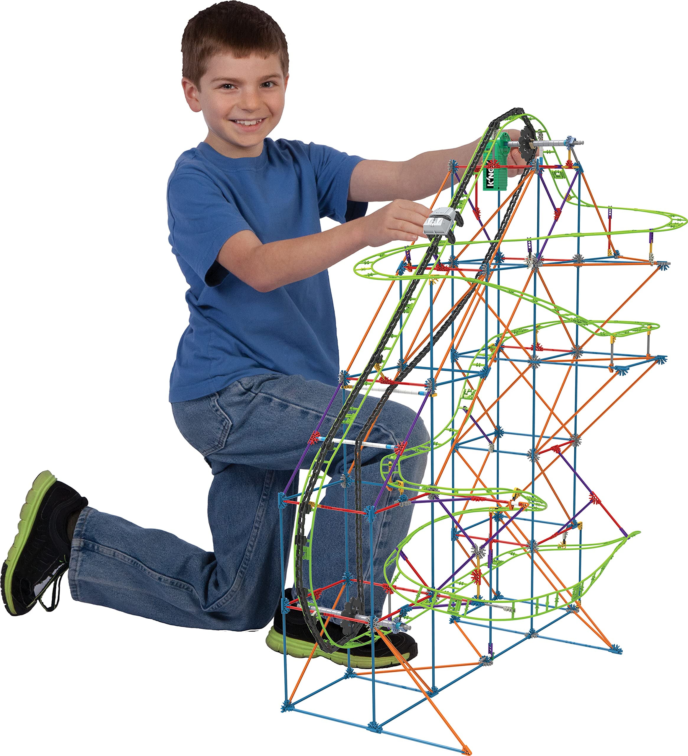 K'NEX TYPHOON FRENZY ROLLER COASTER BUILDING SET
