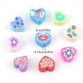 thumbnail image 3 of Perles en Argile Polymère DIY 200 Pcs Perles Intercalaires Colorées Perles Souples pour Bracelets, 3 of 10