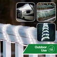 thumbnail image 5 of Tupkee LED Rope Light Cool-White - 24 Feet 7.3 m, for Indoor and Outdoor use - 10MM Diameter - 144 LED Long Life Bulbs Decorative Rope Tube Lights, 5 of 7