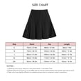 thumbnail image 4 of Vestido Plisado Corto De Mujer Vestido Plisado De Cintura Elástica De Color Puro De Talle Alto Para Verano Primavera Otoño Negro S, 4 of 5