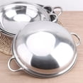thumbnail image 2 of HLONK Poêle à Alcool avec Couvercle, Casserole de Cuisson pour Aliments, Paella, Friture, Double Poignée, 2 of 6