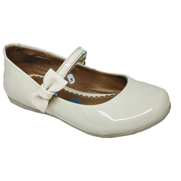 Calzado de JUVENIL tipo ZAPATILLA color CHAROL BEIGE Coqueta 45103-S