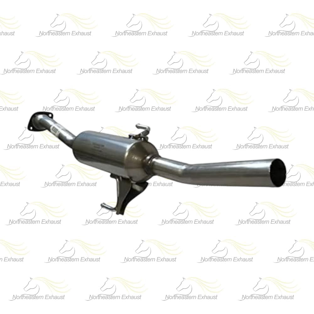 Northeastern Exhaust Resonator & Muffler Kit Fits 2001-2003 Toyota RAV4 2.0L - Direct Fit | Stainless Steel | Includes Hardware Kit