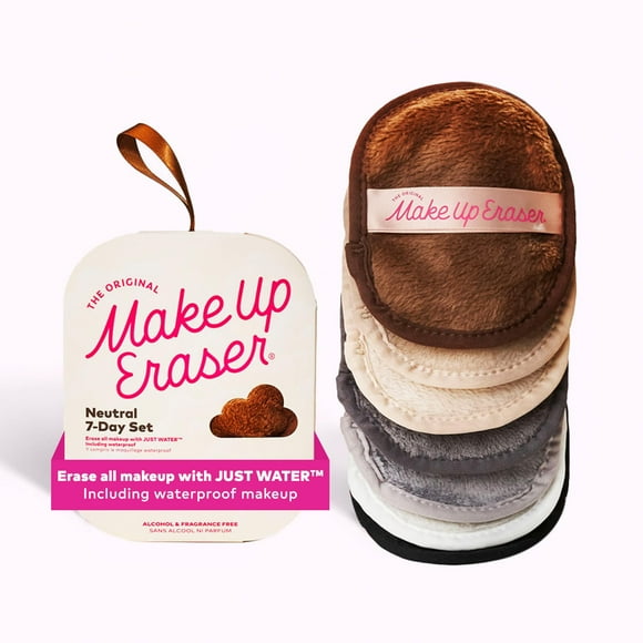 Set de borradores de maquillaje de 7 días que borra todo el maquillaje con solo agua