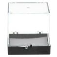 thumbnail image 1 of figatia 6.5x6.5x7cm Transparent Dustproof Display Case with Balck Base For Rock & Mineral Collection, 1 of 9
