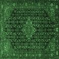 thumbnail image 1 of Ahgly Company Indoor Square Persian Emerald Green Traditional Area Rugs, 3' Square, 1 of 4