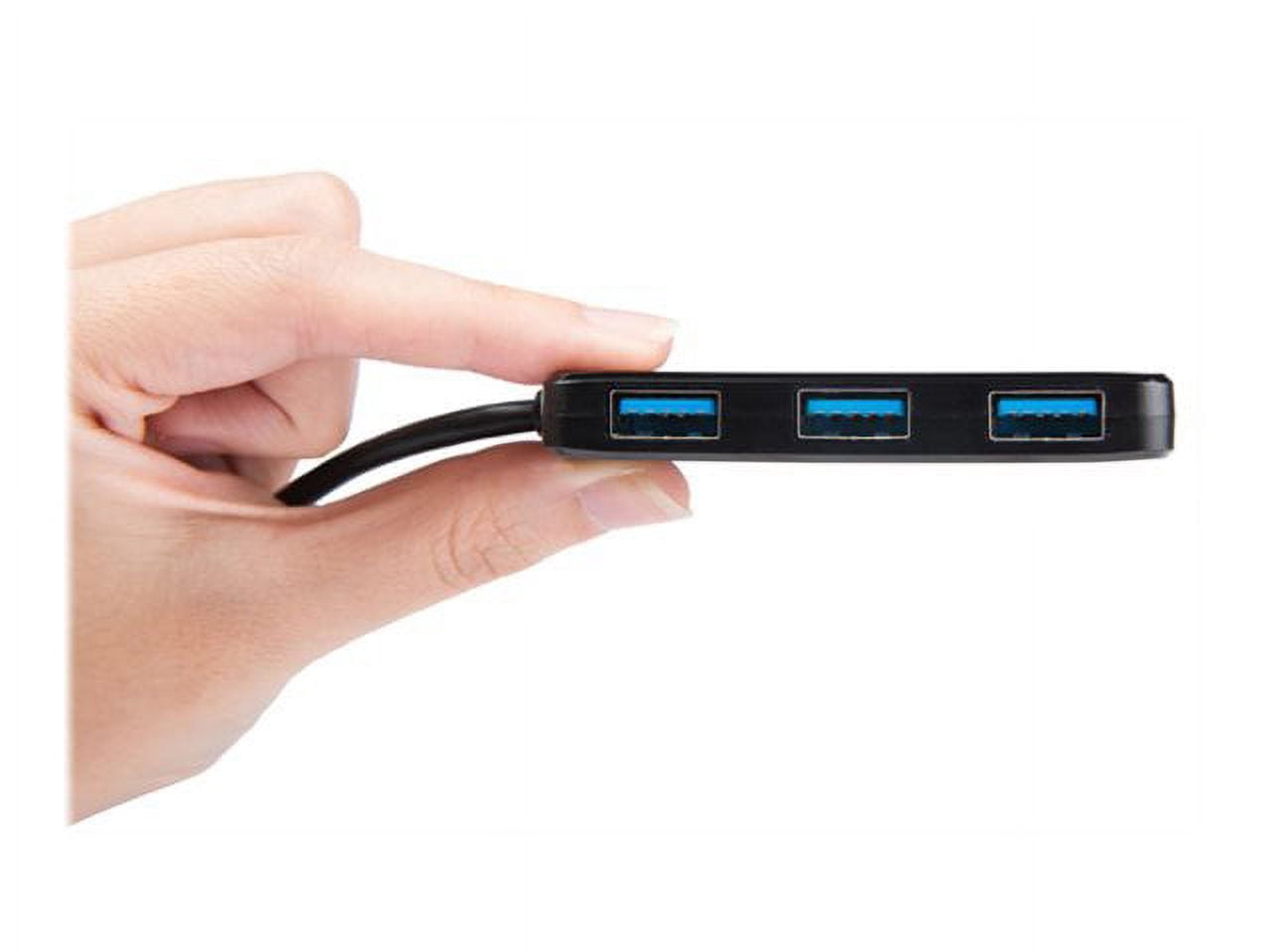 Transcend HUB2 4-port USB Hub - USB - External - 4 USB Port(s) - 4 USB 3.0 Port(s) - PC, Mac, Linux
