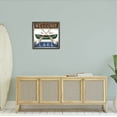 thumbnail image 2 of Stupell Industries Rustic Lake Welcome Canoe Sign Graphic Art Black Framed Art Print Wall Art, Design by Elizabeth Tyndall, 2 of 8