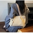 thumbnail image 3 of Baguery Women's Korean Style Suede Tote Bag - Slouchy Top Handle Crossbody Bag, Large Capacity for Fall Winter (6 Colors)​, 3 of 6