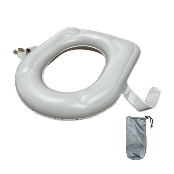 Elderly Inflatable Toilet Seat Pad With Suction Cup For Household Use Toilet Seat For Seniors