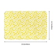 thumbnail image 3 of Cauagu Daisies Flowers Print Front Door Mat for Indoor Entrance 16x24 Inche,Absorbent Doormat Washable Carpet for Bathroom/Garage/Kitchen/Entry/Back, 3 of 7