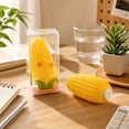 thumbnail image 5 of Squishy Hand‑Held Fidget Squeeze Toy, Reusable Decompression Stress Toy, Compact Portable Sensory Toy for Kids Adults, Desktop Ornament & Holiday Gift Option(Cute Corn), 5 of 8