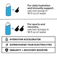 thumbnail image 2 of SOS Hydration Daily Electrolyte Drink Mix, Watermelon, 31-Serving Tub, Low Sugar, Vitamins B6 B12 C D, Potassium Magnesium Zinc, 2 of 8